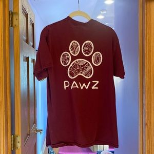 Maroon Pawz shirt